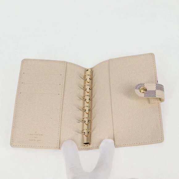 LOUIS VUITTON Damier Azur patch Agenda PM Day Planner Cover - Picture 12 of 16